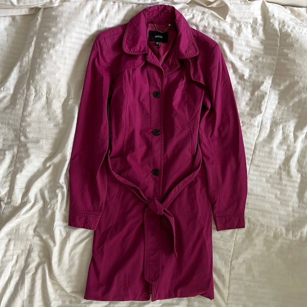Purple Jacob Trench Coat
